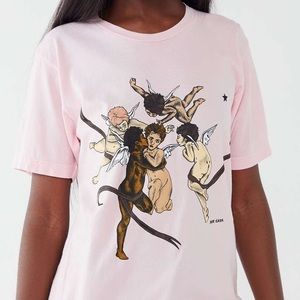 Hot Lava UO Exclusive Pink Cherub Tee
